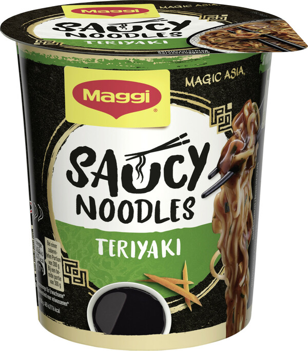 Bild 1 von Maggi Magic Asia Saucy Noodles Teriyaki Cup 75G