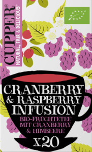Cupper Bio Früchtetee Cranberry & Raspberry Infusion