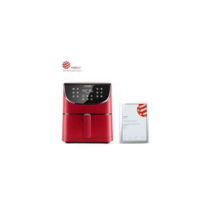 Cosori Premium 5,5-Liter Heißluftfritteuse CP158-AF-RXR mit 5x Spießen und Spießablage Rot