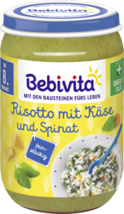 Bebivita Bio Risotto mit Käse & Spinat