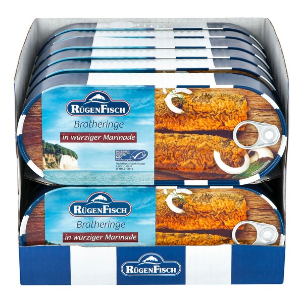 Bild 1 von Rügenfisch Bratheringe in Marinade 500 g, 12er Pack