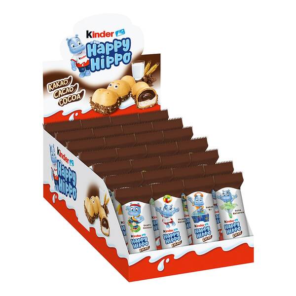 Bild 1 von Ferrero Kinder Happy Hippo Cacao 20,7 g, 28er Pack