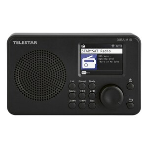 Telestar DIRA M 5i Internetradio (TFT Farbdisplay, UPnP und USB Media-Playback, Wecker, Bluetooth 5.1, Fernsteuerung via Soundmate App)