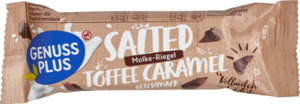 GENUSS PLUS Molke-Riegel Salted Toffee Caramel