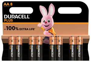 Duracell Plus AA Alkaline-Batterien