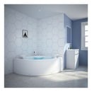 Bild 1 von TroniTechnik Whirlpool Badewanne ANDROS 160cm x 160cm inkl. Heizung, Hydromassage, Bachlauf und Farblichtherapie