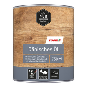 toomEigenmarken - 
            toom Dänisches Öl 'Pur' natur dunkel 750 ml
