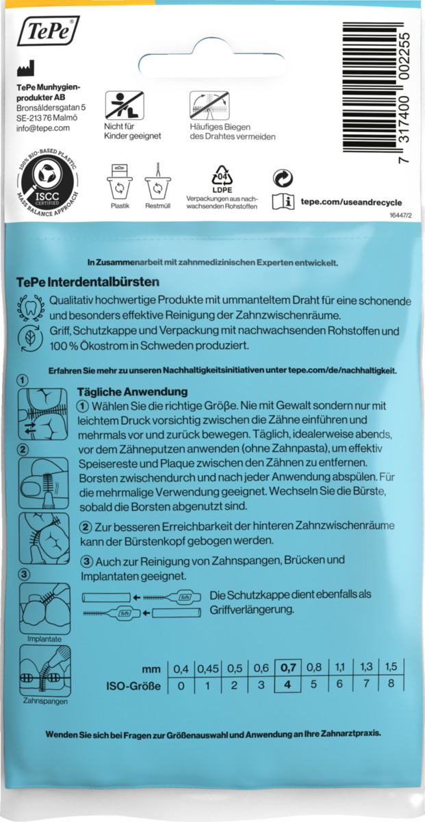 Bild 2 von TePe 
            Interdentalbürste Original, Gr. 4