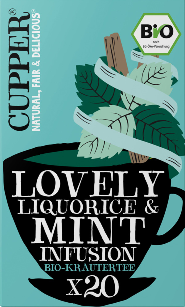 Bild 1 von Cupper Bio Kräutertee Lovely Liquorice & Mint Infusion