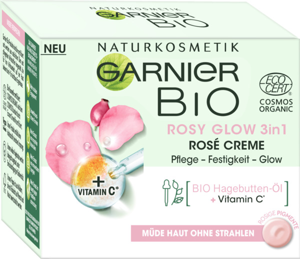 Bild 1 von Garnier Bio Rosy Glow 3in1 Rosé Creme