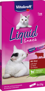 Vitakraft Liquid Snack Rind + Katzengras, 90 g