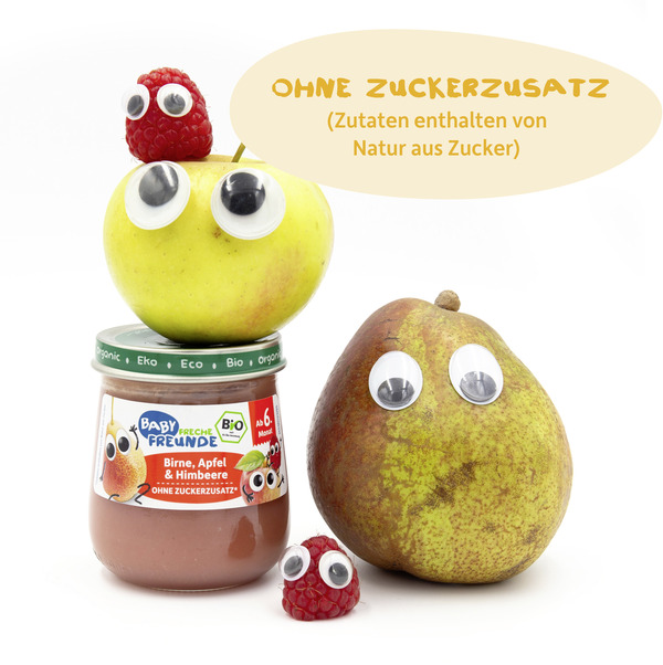 Bild 4 von Freche Freunde Bio Baby Birne, Apfel & Himbeere, 120 g