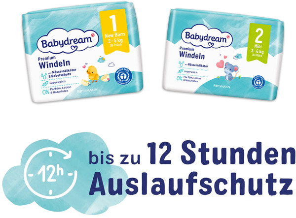 Bild 3 von Babydream Premium Windeln Gr. 2 Mini 3-6 kg