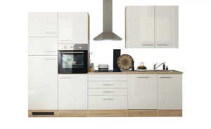 Küchenzeile mit Elektrogeräten  Namur ¦ weiß ¦ Maße (cm): B: 310 H: 211 T: 60 Küche > Küchenblöcke - Sconto