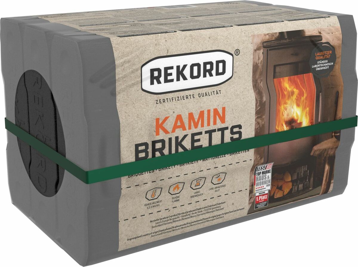 Bild 1 von Braunkohle Kaminbriketts 10 kg