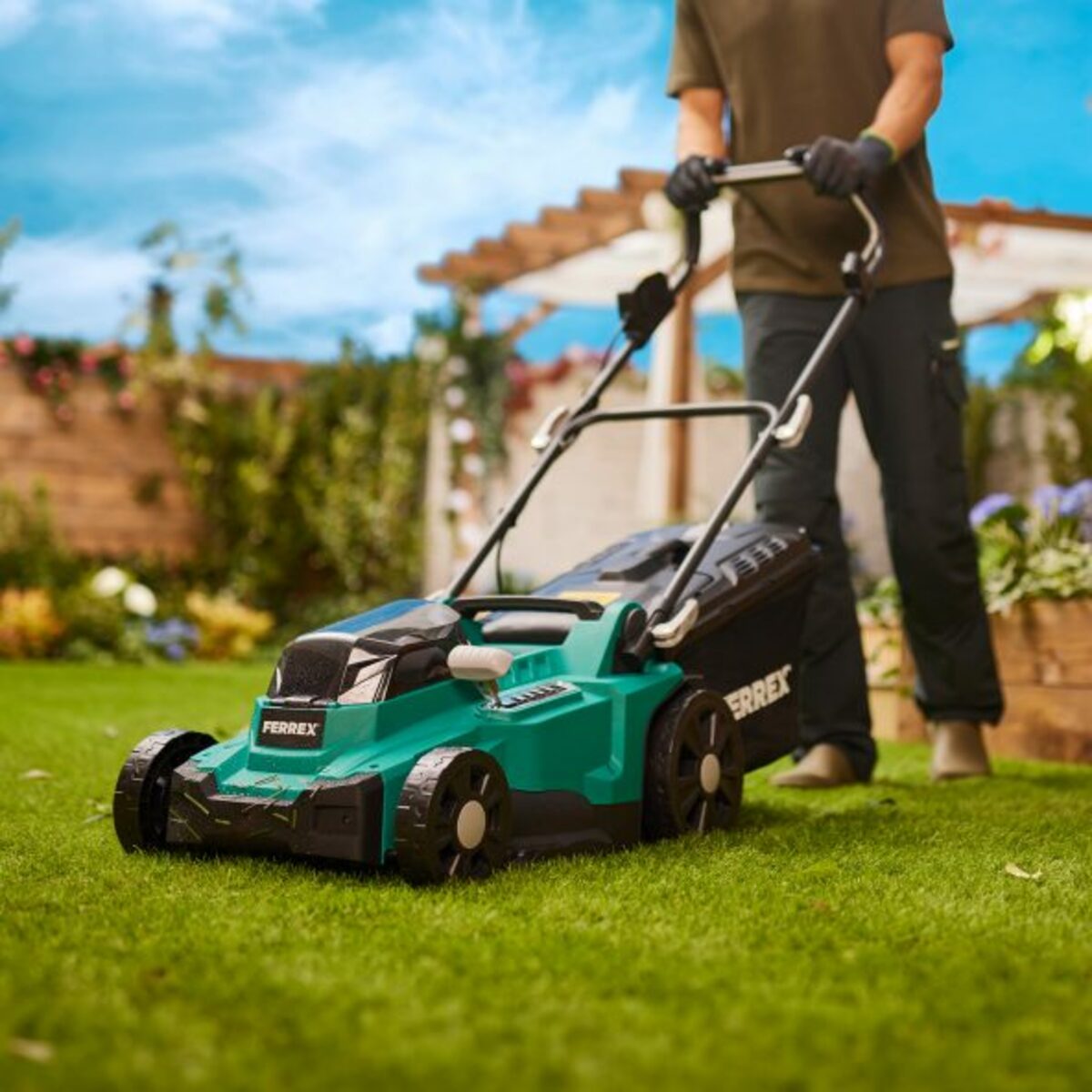 FERREX 40VAkkuRasenmäher von ALDI Nord ansehen!