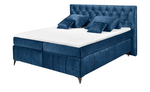 meinBett Boxspringbett blau Maße (cm): B: 200 H: 121 Schlafzimmermöbel