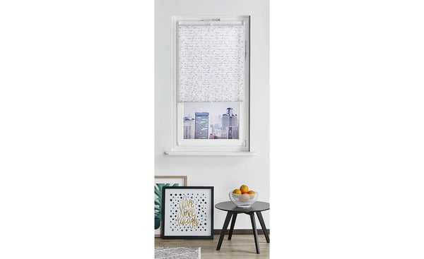 Bild 1 von HOME STORY Klemmfix-Plissee beige 100% Polyester Maße (cm): B: 90 Gardinen & Sichtschutz