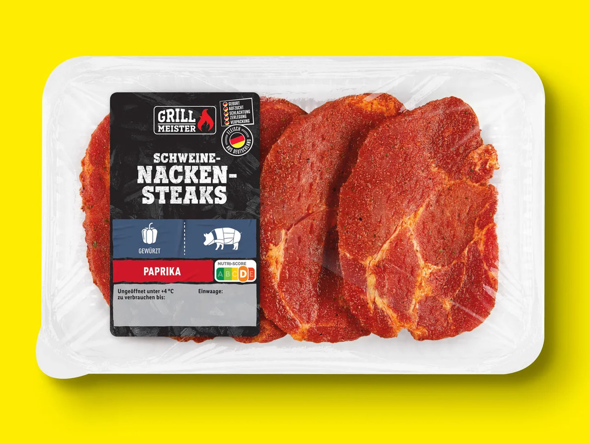 Bild 1 von Grillmeister Schweinenackensteaks, 
         600 g