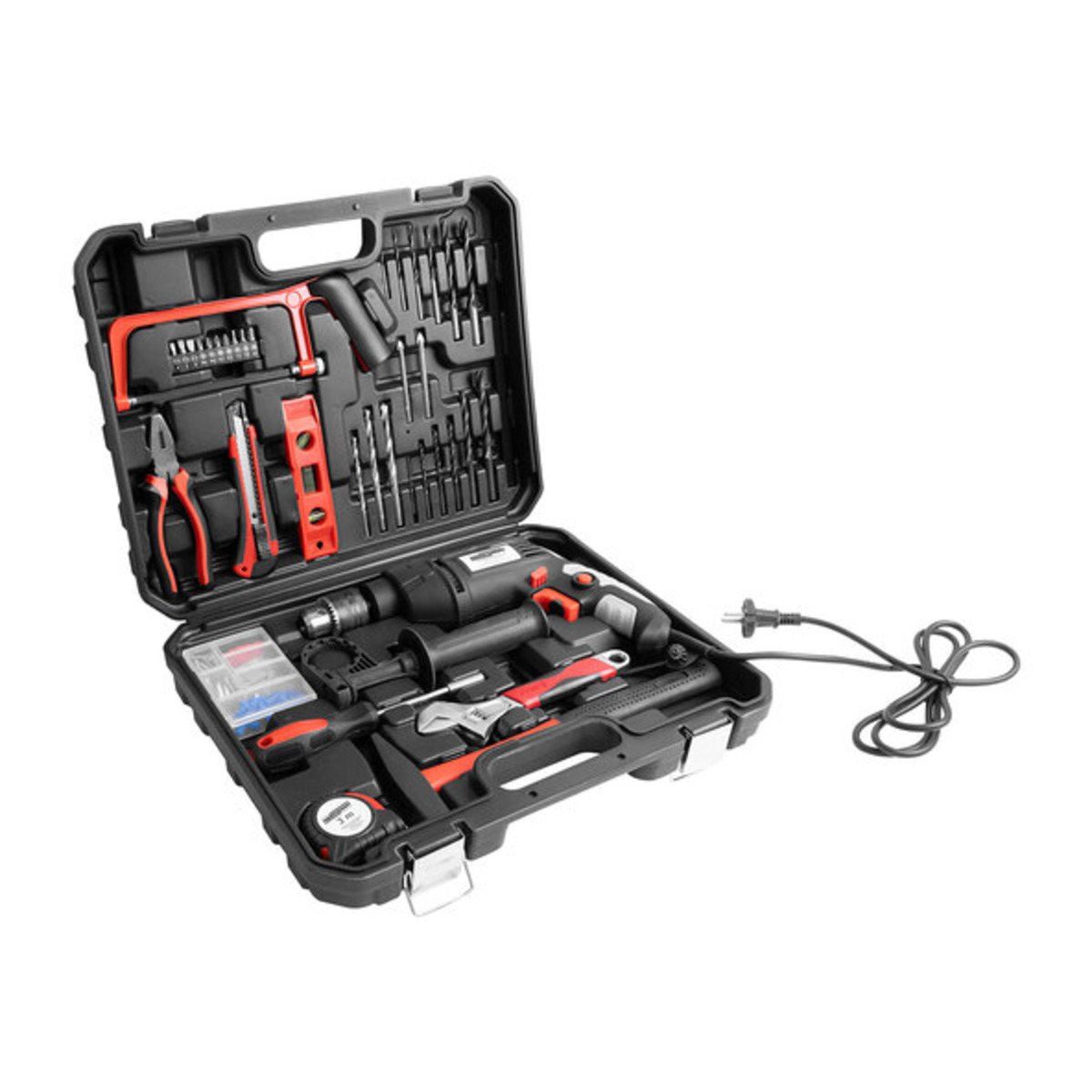 Bild 1 von Werkzeugkoffer mit Schlagbohrmaschine, 36-tlg.