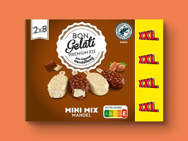 Bild 1 von Bon Gelati Mini Mix Mandel Eis XXL, 
         16x 50 ml