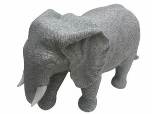 Trendline Statue Elefant 42 cm, grau