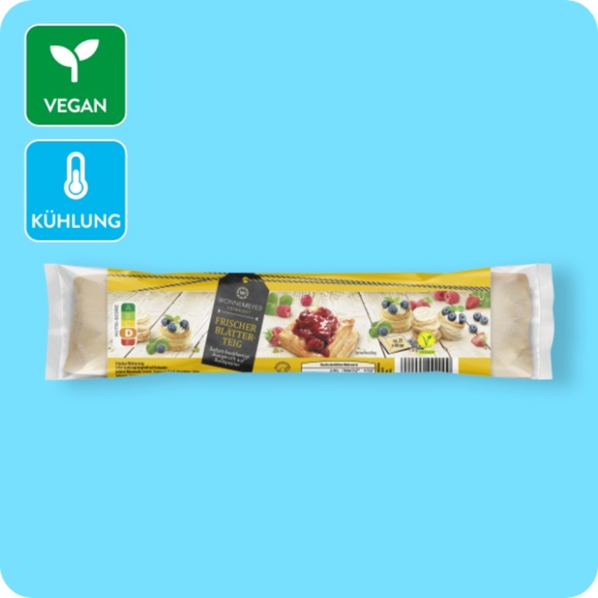 Bild 1 von WONNEMEYER Frischer Blätterteig, Gerollt