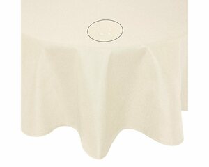 Fiora Tischdecke »Leinenoptik Lotuseffekt Tischtuch bügelfreie Tischdecke mit Fleckschutz«, uni fleckenabweisend