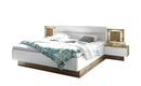 Bild 1 von Bettanlage  Capri weiß Maße (cm): B: 305 H: 96 T: 205 Schlafzimmermöbel