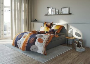 Bettwäsche »Emilia«, my home, in unterschiedlichen Qualitäten, Kreise und Streifen Design