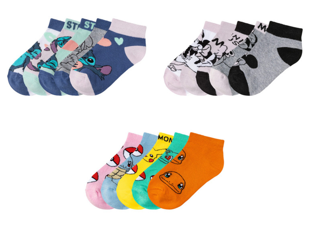 Bild 1 von Kinder Sneakersocken, 5 Paar, mit Baumwolle