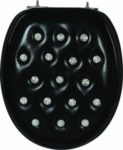 TrendLine WC-Sitz Soft - schwarz MDF / Absenkautomatik / Metallscharnieren