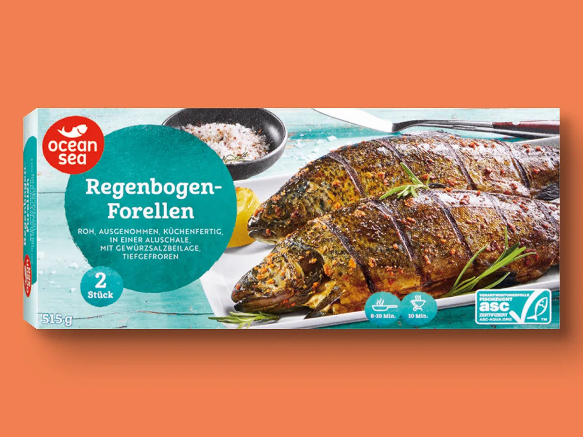 Bild 1 von Ocean Sea ASC Regenbogenforellen, 
         515 g