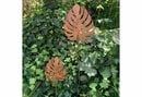 Bild 1 von K&L Wall Art Gartenstecker »Monstera Gartenstecker Set Edelrost 110cm, 75cm Garten Deko Dschungel Metallschild« (Gartenspieß 2er Set) langlebige Gartendeko