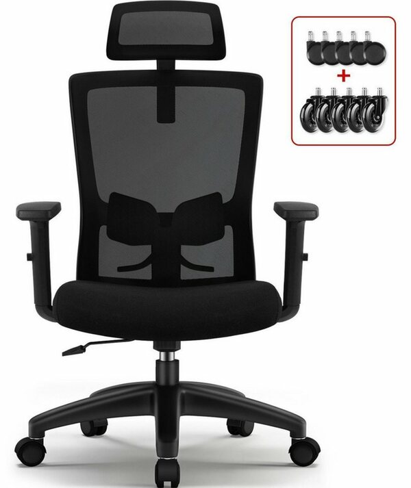 Bild 1 von Daccormax Gaming-Stuhl »Gaming Stuhl, Bürostuhl, Ergonomischer Schreibtischstuhl mit Kopfstütze und Lendenwirbelstütze, Computerstuhl mit Lendenkissen, PC Gamer Racing Stuhl bis 200 kg«