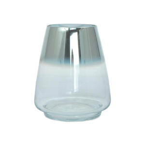 Vase  Silber  Glas