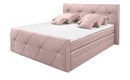 Bild 1 von meinBett Boxspringbett rosa/pink Maße (cm): B: 200 H: 114 Schlafzimmermöbel