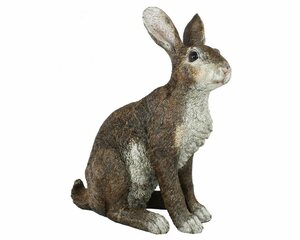 colourliving Gartenfigur »Hase Figur Theo sitzend lebensechte Tierfiguren«, 39 cm hoch, Hasen Figur, Kaninchen Figur, handbemalt, detailgetreu hergestellt