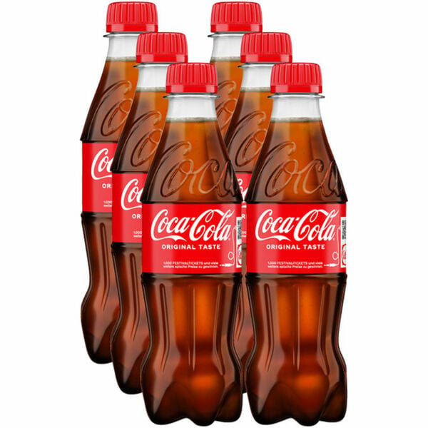 Bild 1 von Coca-Cola Coca Cola, 6er Pack (EINWEG) zzgl. Pfand