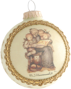 Krebs Glas Lauscha Weihnachtsbaumkugel »KGL77684«, (1 St.), aus Glas, mit Großmutter-Motiv