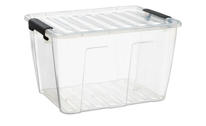 Aufbewahrungsbox  Home transparent/klar Maße (cm): B: 22,5 H: 15,8 T: 34,5 Aufbewahren & Ordnen