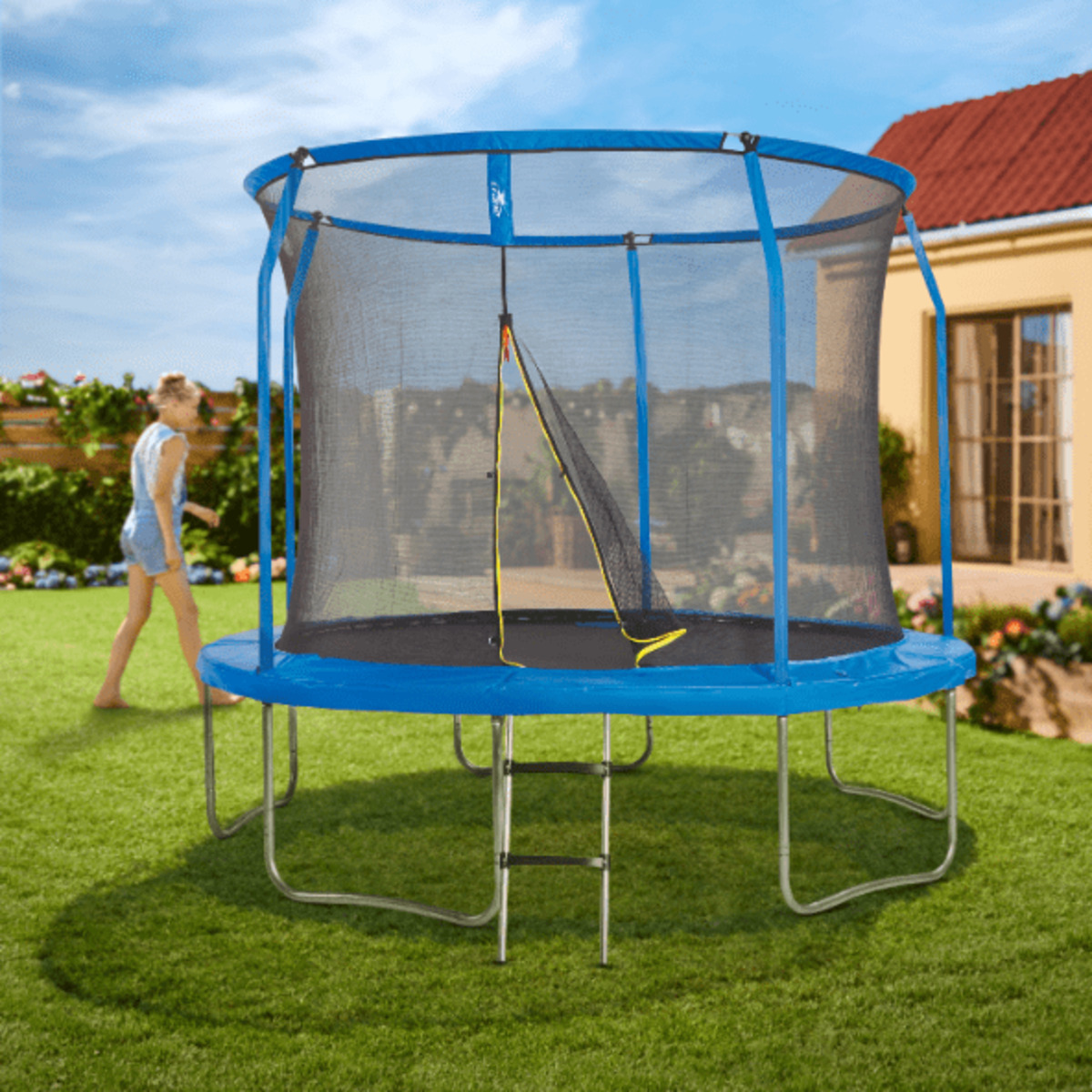 Bild 2 von CRANE Trampolin mit Sicherheitsnetz