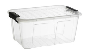 Aufbewahrungsbox  Home transparent/klar Maße (cm): B: 22,5 H: 15,8 T: 34,5 Aufbewahren & Ordnen