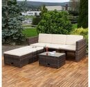 Bild 1 von Mucola Gartenlounge-Set »Polyrattan Lounge Rattanmöbel Sitzgruppe Gartenmöbel Gartenset«, (Set, 4-tlg., Premium-Lounge), Mit bequemer Polsterung