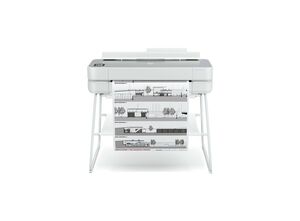 HP DesignJet Studio 24-Zoll-Drucker (Plotter, Farbdrucke bis DIN A1, WLAN, Netzwerk) steel