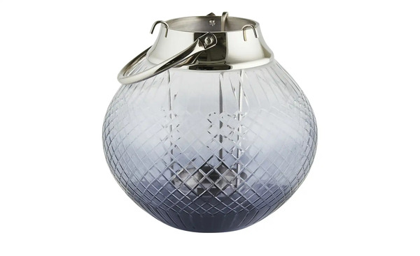 Bild 1 von Windlicht silber Glas , Edelstahl, Aluminum Maße (cm): H: 25  Ø: [25.0] Dekoration