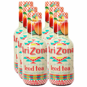 AriZona Iced Tea Peach, 6er Pack (EINWEG) zzgl. Pfand