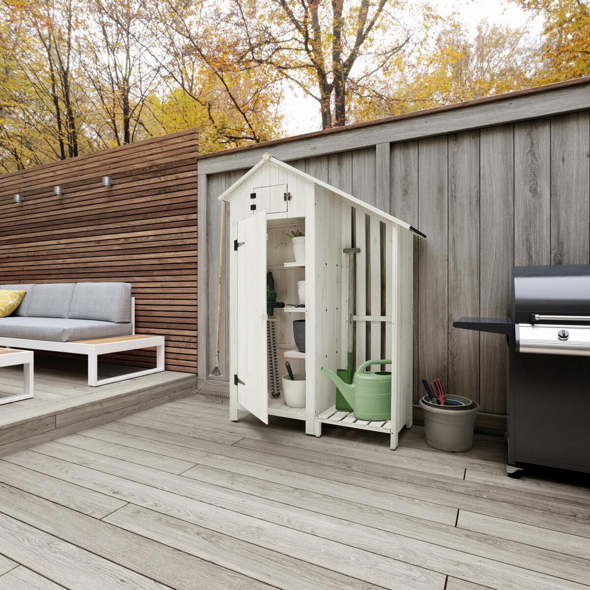 Bild 1 von Gartenhaus 'Marianna', weiß