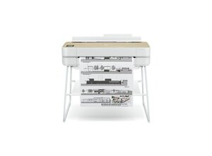 HP DesignJet Studio 24-Zoll-Drucker (Plotter, Farbdrucke bis DIN A1, WLAN, Netzwerk) wood