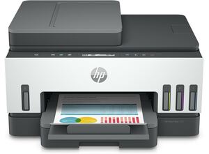 HP Smart Tank 7305 Multifunktionsdrucker (Drucker, Scanner, Kopierer, ADF, WLAN, LAN, AirPrint, Duplex, inklusive Tinte für bis zu 3 Jahre drucken)